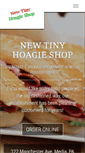 Mobile Screenshot of newtinyhoagieshop.com